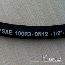 Two Fiber Reinforced SAE 100 R3 Hydraulic Rubber Oil Hose